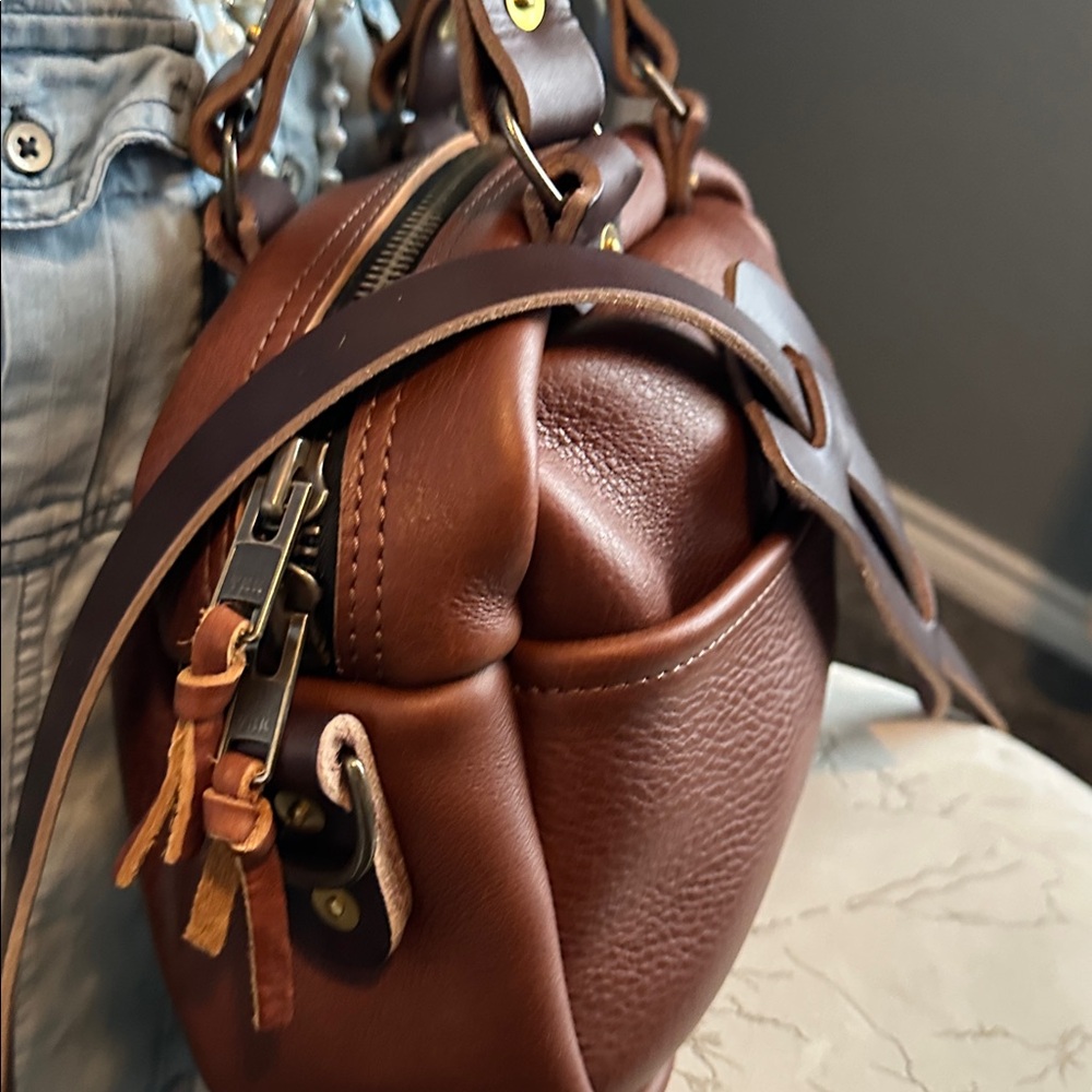 Go Forth Goods small Hoffman deluxe saddle crossbody bag NEW - Picture 3 of 16